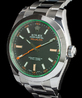 Rolex Milgauss 116400GV Green Crystal Black Dial - New 2021
